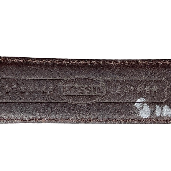 Fossil Western Boho Genuine Leather Belt Brown. Sz S